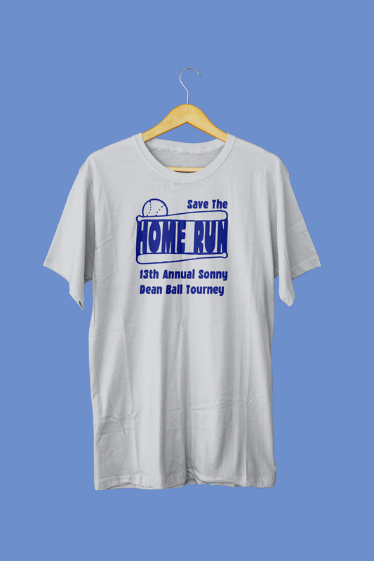 Save the Homerun – 13th Sonny Dean Fundraising Ball Tourney Shirt – PRE‑ORDER
