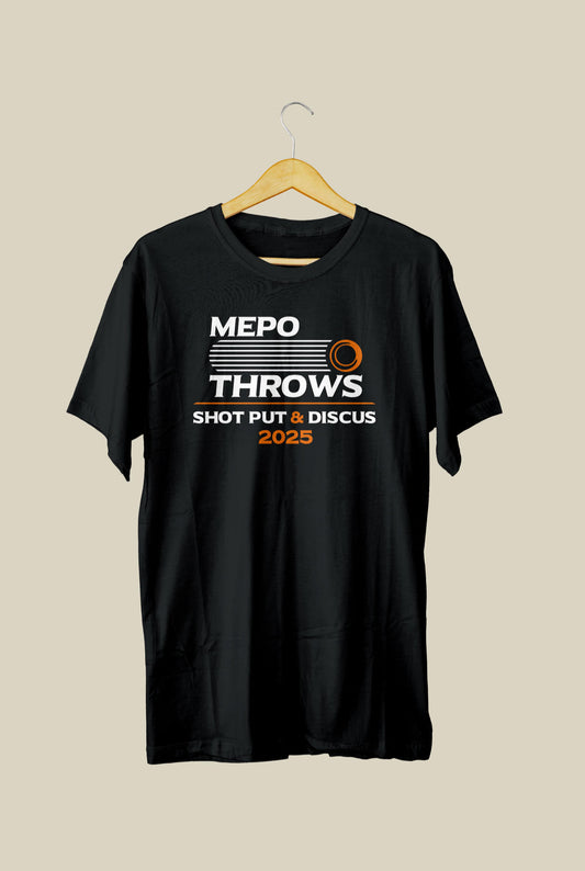 Mepo Throws Shot Put & Discus 2025 Custom T-shirt